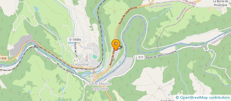 localisation de l'entreprise MONSIEUR PHILIPPE MARRE  LAGUEPIE