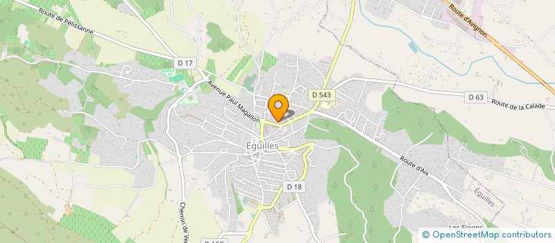 localisation de l'entreprise MONSIEUR PHILIPPE MARTI à EGUILLES