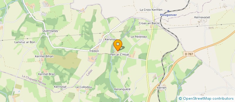 localisation de l'entreprise MONSIEUR PHILIPPE MARTIN à CALLAC