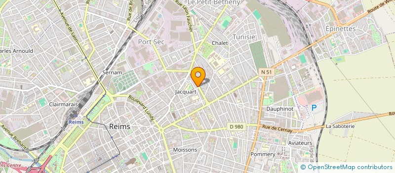 localisation de l'entreprise MONSIEUR PHILIPPE MARTIN à REIMS