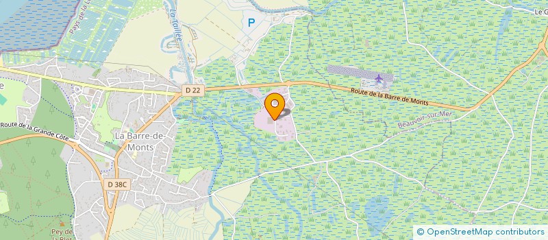 localisation de l'entreprise MONSIEUR PHILIPPE MARTIN à LA BARRE-DE-MONTS