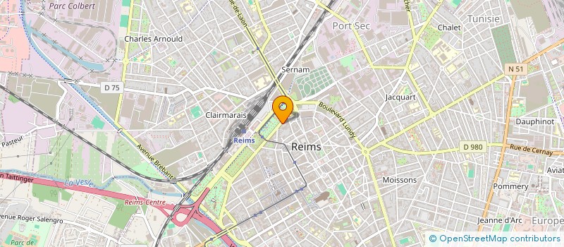 localisation de l'entreprise MONSIEUR PHILIPPE MARTIN à REIMS