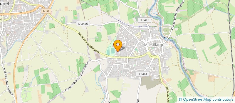 localisation de l'entreprise MONSIEUR PHILIPPE MARTIN  MARSILLARGUES