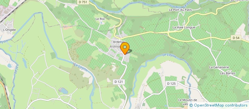 localisation de l'entreprise MONSIEUR PHILIPPE MARTIN  CHAUDEFONDS-SUR-LAYON