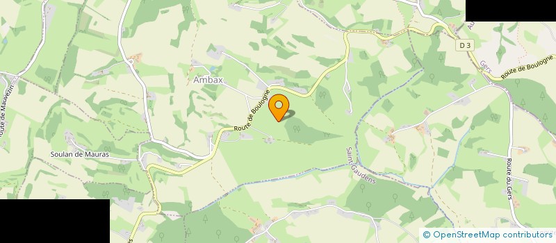 localisation de l'entreprise MONSIEUR PHILIPPE MARTIN  L'ISLE-EN-DODON