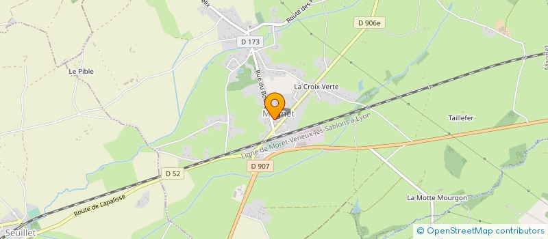 localisation de l'entreprise MONSIEUR PHILIPPE MARTIN  MAGNET