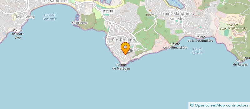 localisation de l'entreprise MONSIEUR PHILIPPE MARTIN  SAINT-MANDRIER-SUR-MER