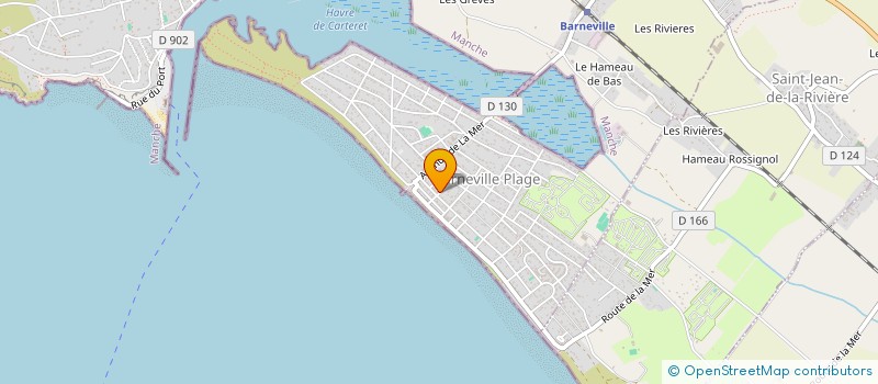 localisation de l'entreprise MONSIEUR PHILIPPE MARTIN  BARNEVILLE-CARTERET