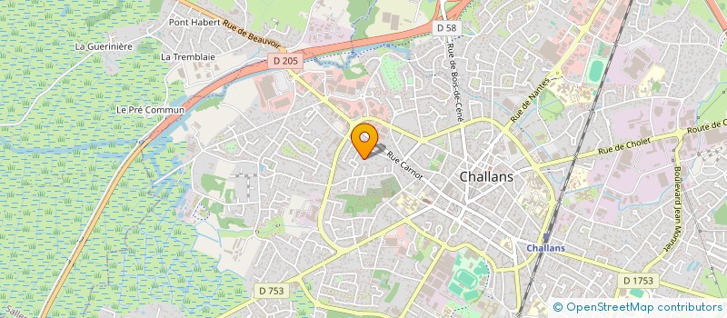 localisation de l'entreprise MONSIEUR PHILIPPE MARTIN à CHALLANS