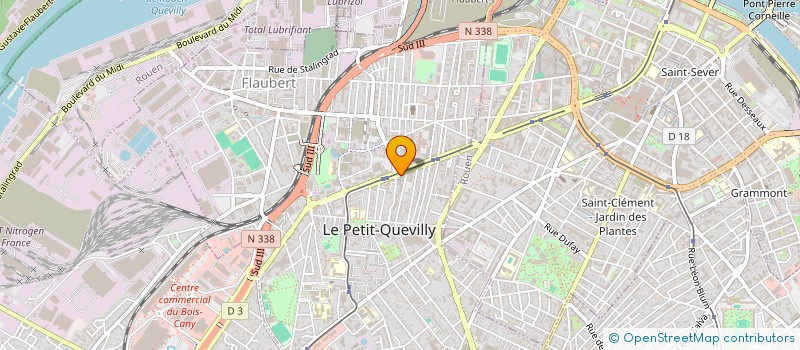 localisation de l'entreprise MONSIEUR PHILIPPE MARTINEAU  LE PETIT-QUEVILLY