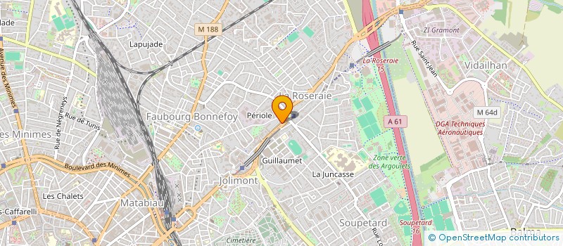 localisation de l'entreprise MONSIEUR PHILIPPE MARTINEZ à TOULOUSE