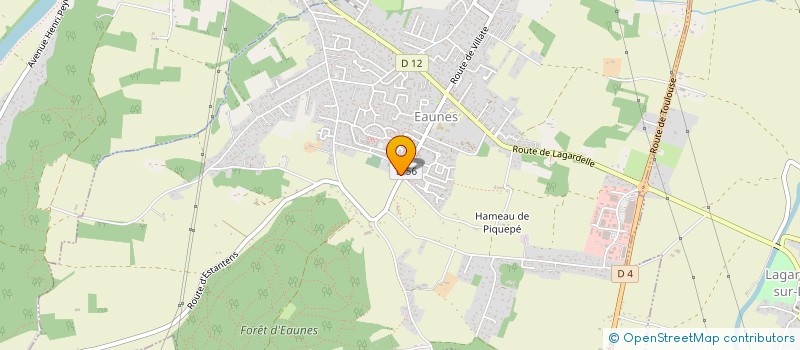 localisation de l'entreprise MONSIEUR PHILIPPE MARTINEZ  EAUNES