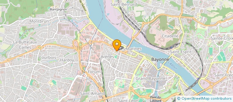 localisation de l'entreprise MONSIEUR PHILIPPE MARTINEZ  BAYONNE