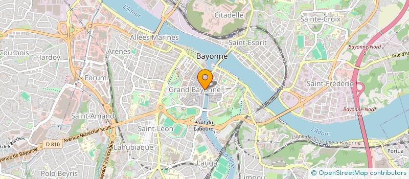 localisation de l'entreprise MONSIEUR PHILIPPE MARTINON à BAYONNE