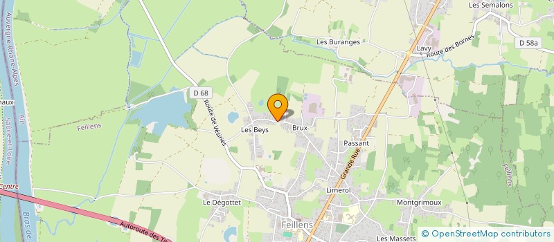 localisation de l'entreprise MONSIEUR PHILIPPE MARTINS  FEILLENS