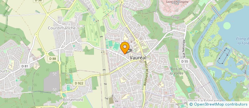 localisation de l'entreprise MONSIEUR PHILIPPE MARTINS  VAUREAL