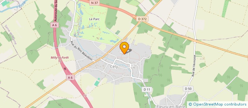 localisation de l'entreprise MONSIEUR PHILIPPE MARTY  CELY