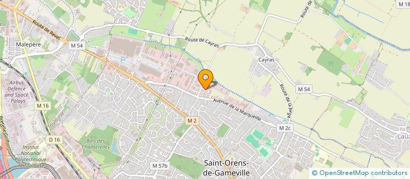 localisation de l'entreprise MONSIEUR PHILIPPE MARTY  SAINT-ORENS-DE-GAMEVILLE