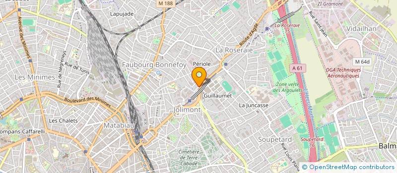 localisation de l'entreprise MONSIEUR PHILIPPE MARTY  TOULOUSE