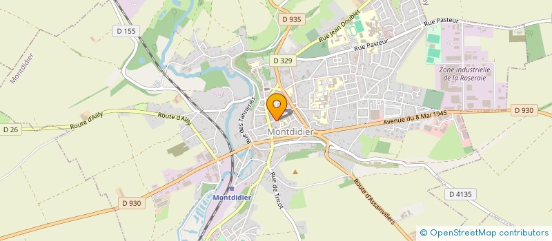 localisation de l'entreprise MONSIEUR PHILIPPE MARUSIAK à MONTDIDIER