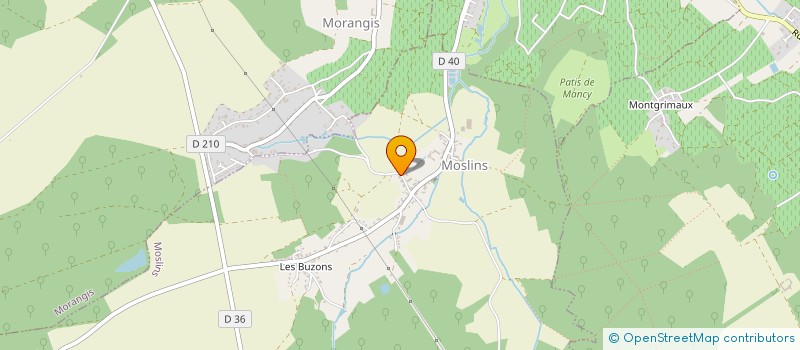 localisation de l'entreprise MONSIEUR PHILIPPE MARY  MOSLINS