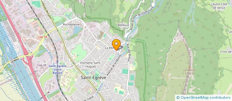 localisation de l'entreprise MONSIEUR PHILIPPE MAS  SAINT-EGREVE