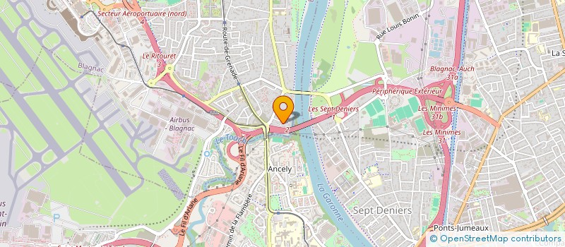 localisation de l'entreprise MONSIEUR PHILIPPE MAS  BLAGNAC