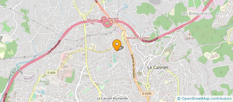 localisation de l'entreprise MONSIEUR PHILIPPE MASSERAN à LE CANNET