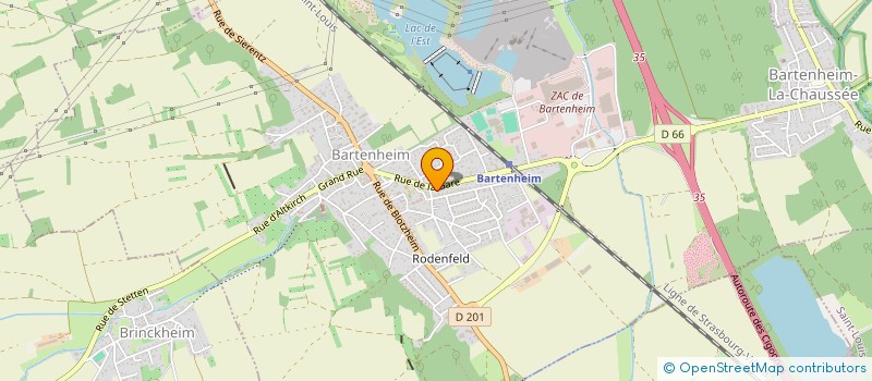 localisation de l'entreprise MONSIEUR PHILIPPE MASSERDOTTI  BARTENHEIM