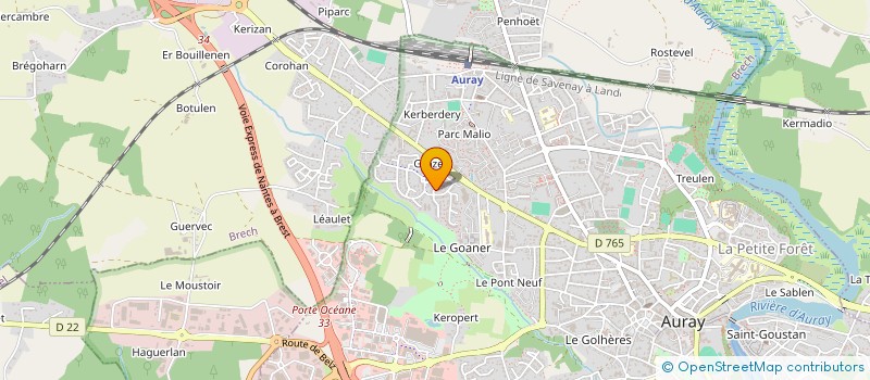 localisation de l'entreprise MONSIEUR PHILIPPE MASSET  BRECH