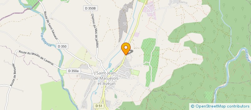 localisation de l'entreprise MONSIEUR PHILIPPE MASSON  BARJAC