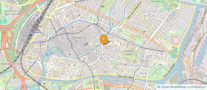 localisation de l'entreprise MONSIEUR PHILIPPE MASSON à STRASBOURG