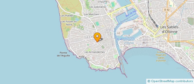 localisation de l'entreprise MONSIEUR PHILIPPE MASSON à LES SABLES D'OLONNE