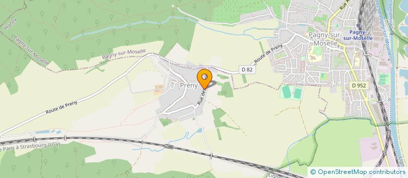 localisation de l'entreprise MONSIEUR PHILIPPE MASSON  PRENY