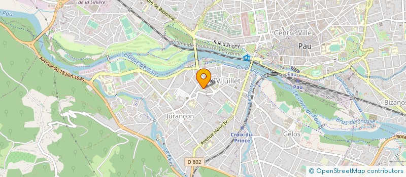localisation de l'entreprise MONSIEUR PHILIPPE MATAYRON à JURANCON