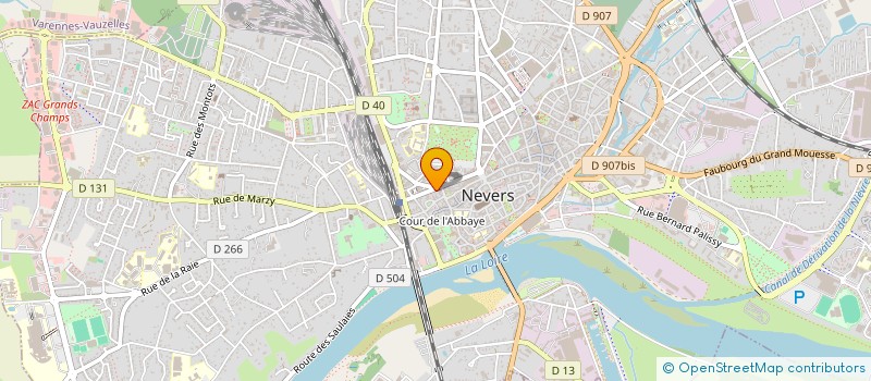 localisation de l'entreprise MONSIEUR PHILIPPE MATHAN  NEVERS