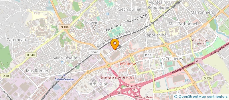 localisation de l'entreprise MONSIEUR PHILIPPE MATHAN  NIMES