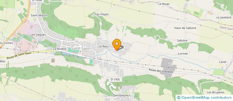 localisation de l'entreprise MONSIEUR PHILIPPE MATHIEU BRUNO  SAINT-SAVIN