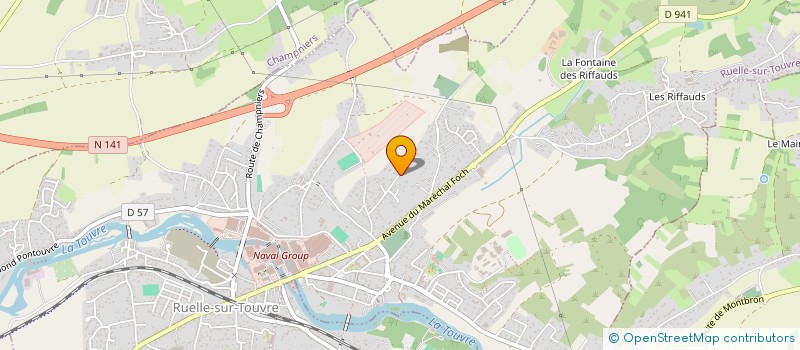 localisation de l'entreprise MONSIEUR PHILIPPE MATHIEUX à RUELLE-SUR-TOUVRE