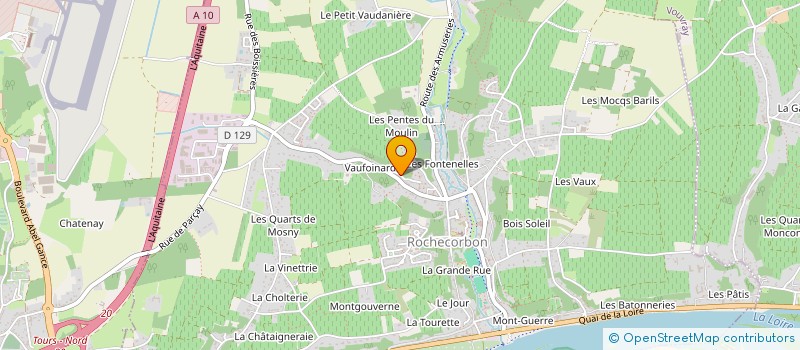 localisation de l'entreprise MONSIEUR PHILIPPE MATHIS à ROCHECORBON