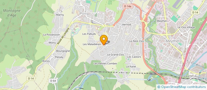 localisation de l'entreprise MONSIEUR PHILIPPE MATIAS à POISY