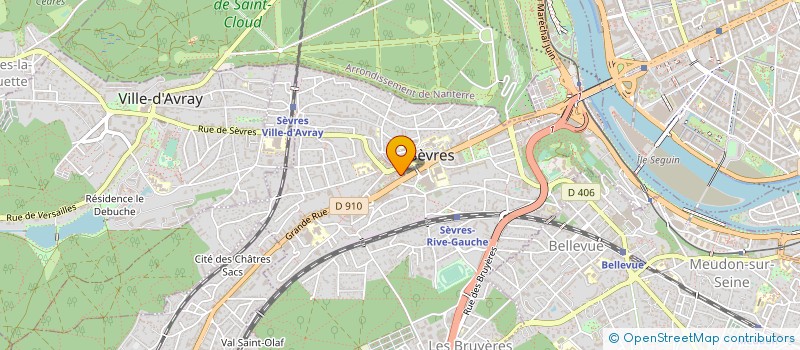 localisation de l'entreprise MONSIEUR PHILIPPE MAUCHAMP à SEVRES