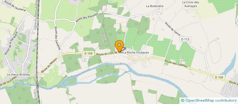 localisation de l'entreprise MONSIEUR PHILIPPE MAUDEMAIN  ECOUFLANT