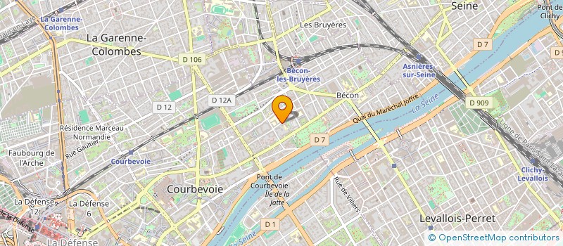 localisation de l'entreprise MONSIEUR PHILIPPE MAUGIRON à COURBEVOIE