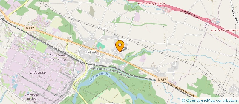 localisation de l'entreprise MONSIEUR PHILIPPE MAUNAS  LACQ