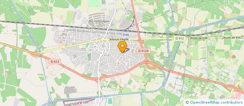 localisation de l'entreprise MONSIEUR PHILIPPE MAUREL  VIAS