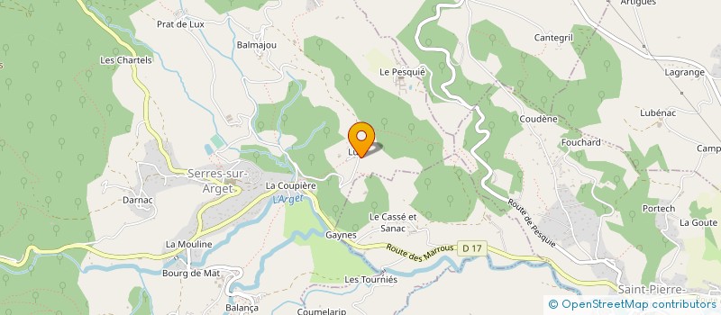 localisation de l'entreprise MONSIEUR PHILIPPE MAURENS à SERRES-SUR-ARGET
