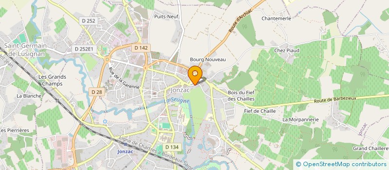 localisation de l'entreprise MONSIEUR PHILIPPE MAURET  JONZAC