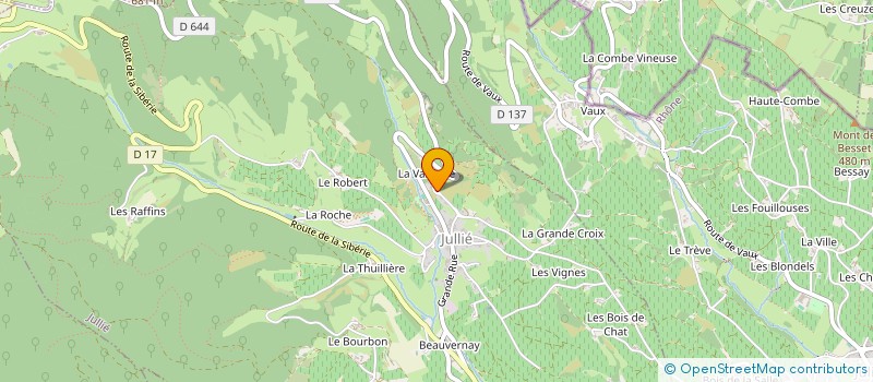 localisation de l'entreprise MONSIEUR PHILIPPE MAURICE  JULLIE