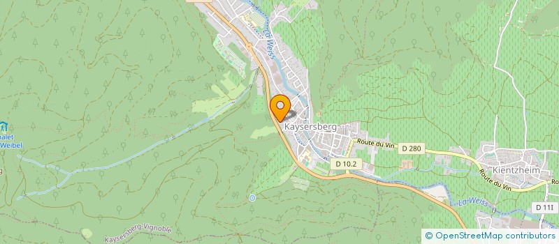 localisation de l'entreprise MONSIEUR PHILIPPE MAURICE  KAYSERSBERG VIGNOBLE